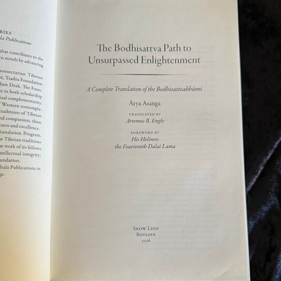 The Bodhisattva Path to Unsurpassed Enlightenment by Arya Asanga | 2016 - Picture 3 of 5